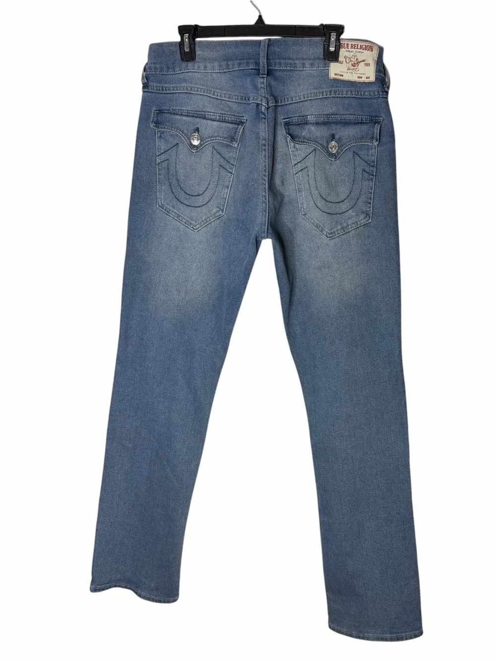 True Religion Ricky Relaxed Straight Jeans Flap Pocket Size 34